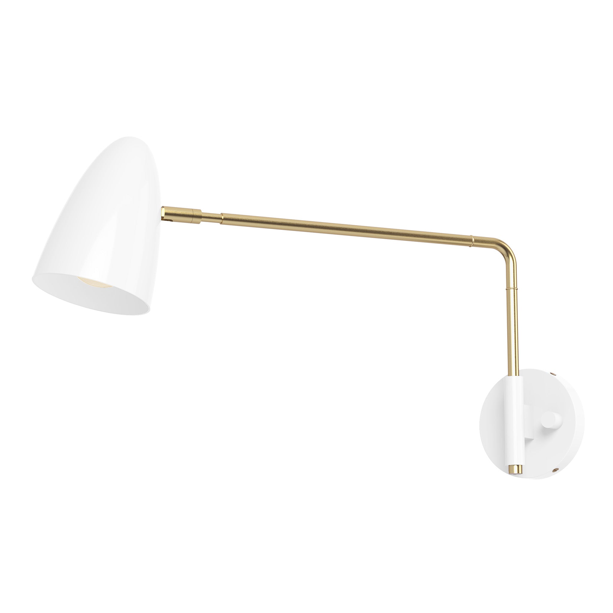 Color Boom Swing Arm Sconce - 17" Arm