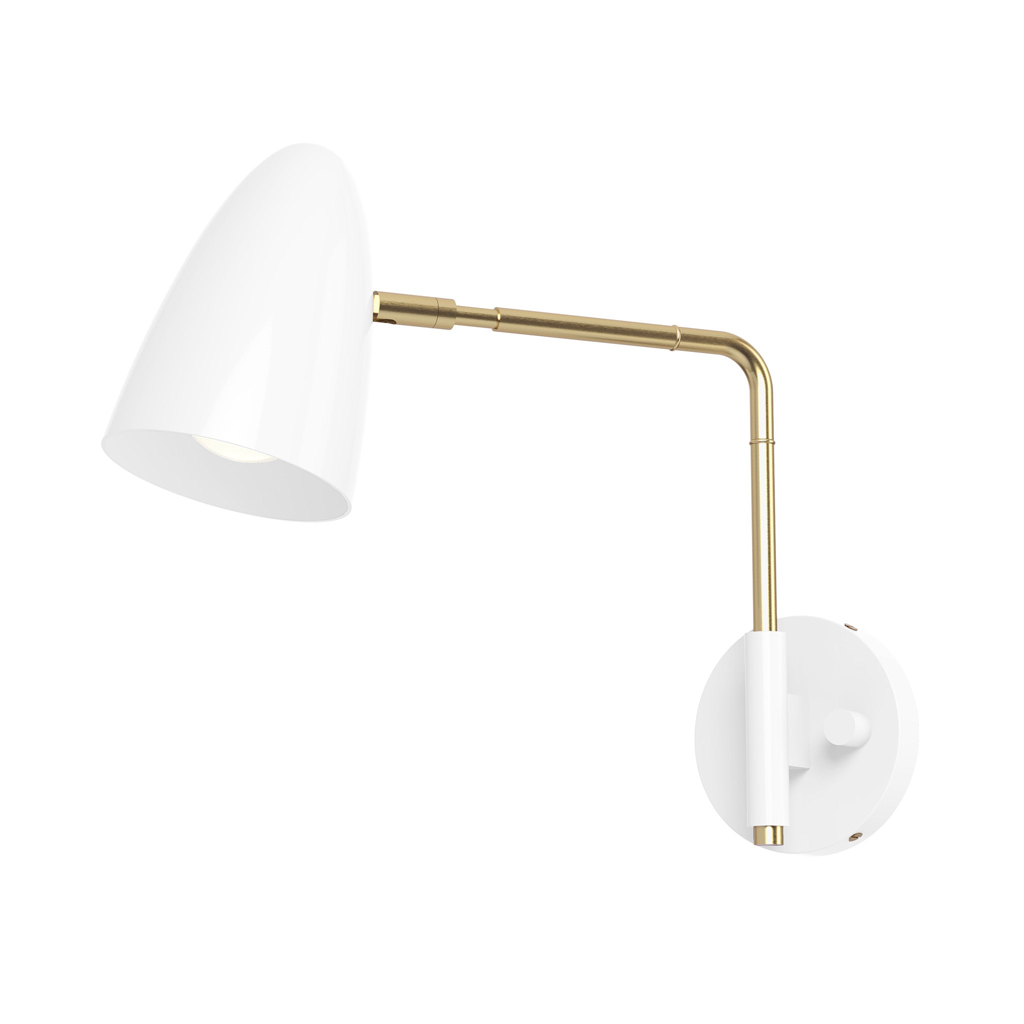 Color Boom Swing Arm Sconce - 9" Arm