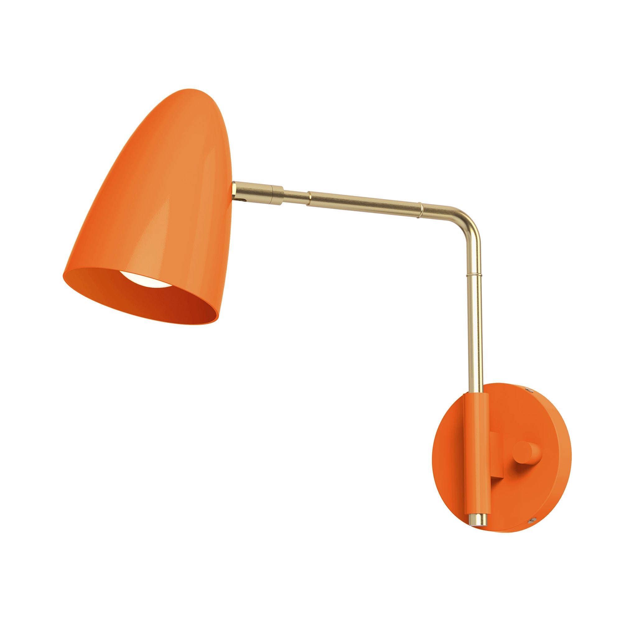 Color Boom Swing Arm Sconce - 9" Arm