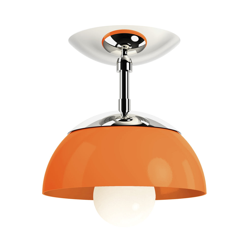 Color Cadbury Flush Mount 8"