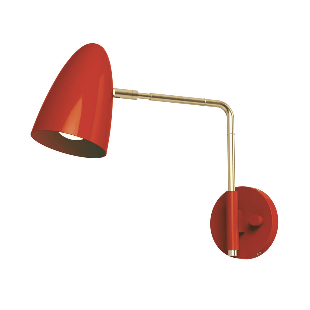 Color Boom Swing Arm Sconce - 9" Arm