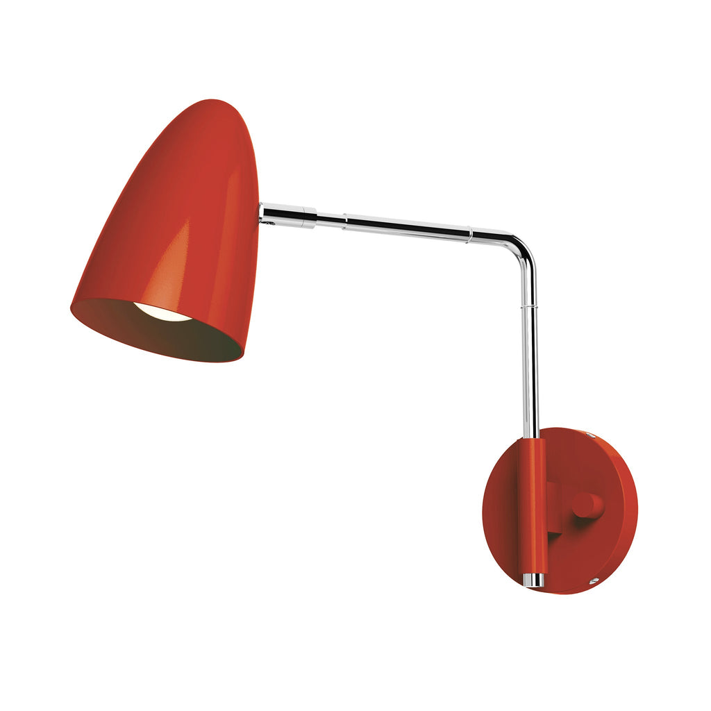 Color Boom Swing Arm Sconce - 9" Arm