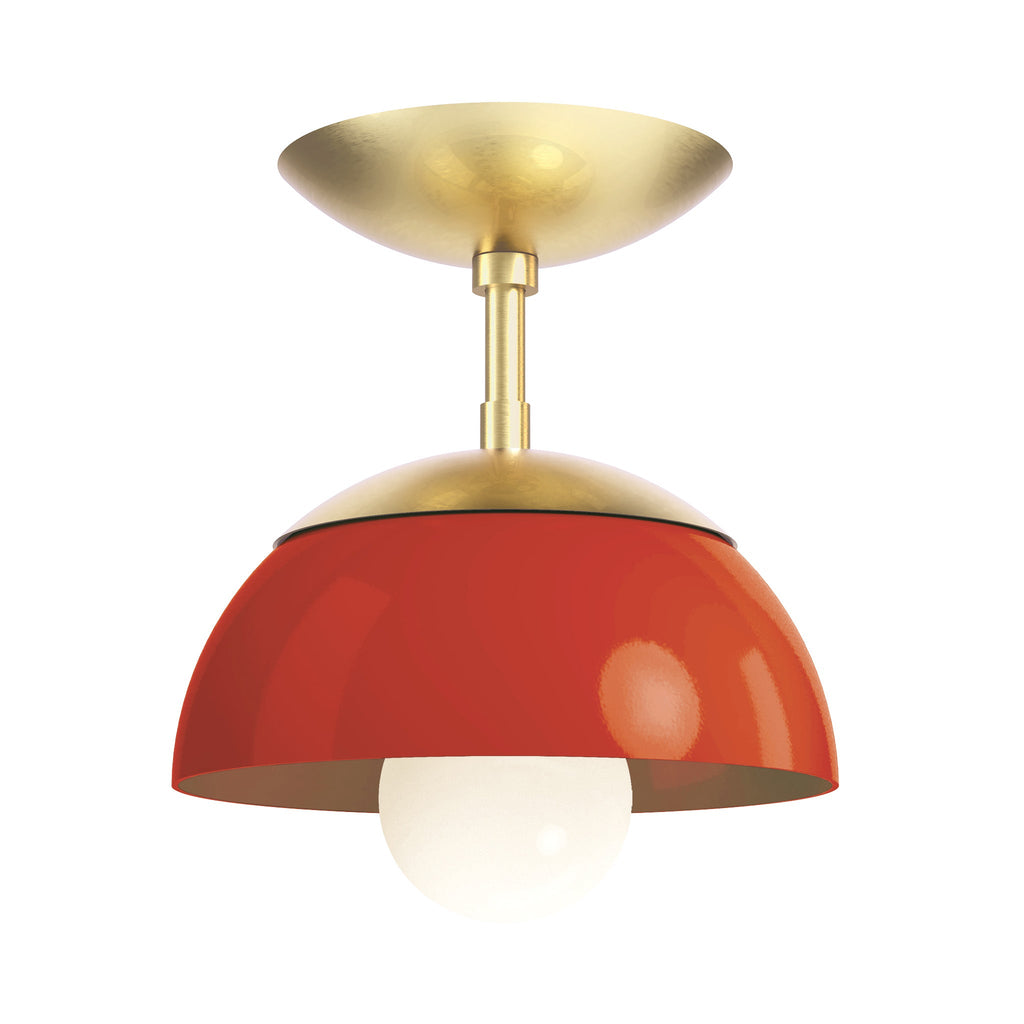 Color Cadbury Flush Mount 8"