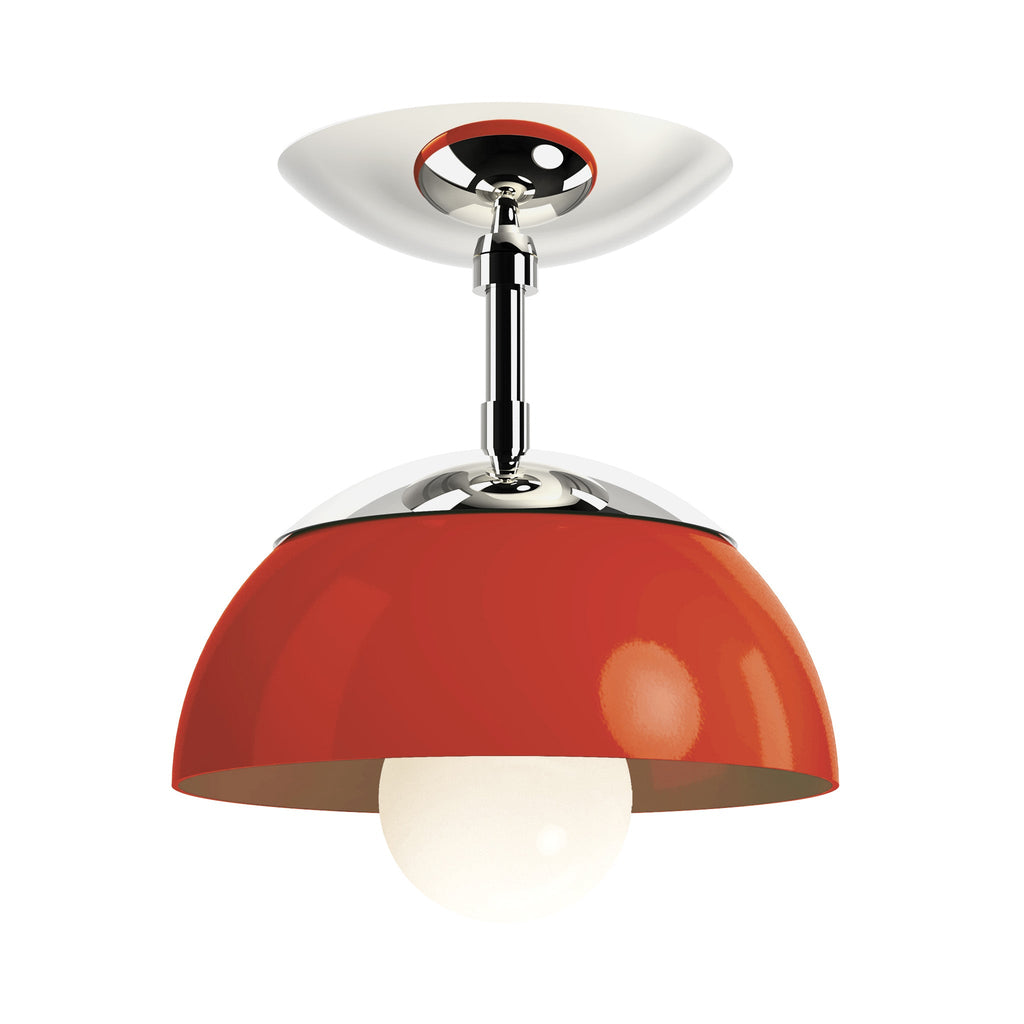 Color Cadbury Flush Mount 8"