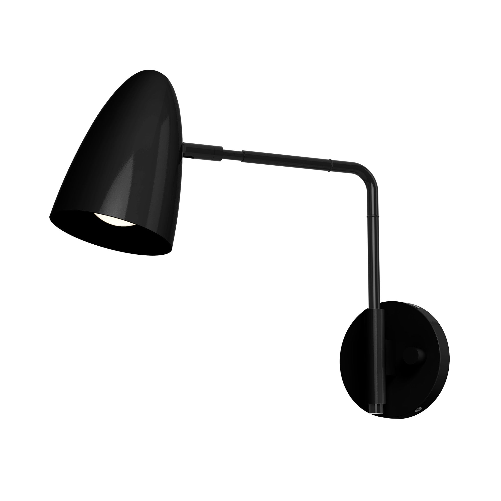 Color Boom Swing Arm Sconce - 9" Arm