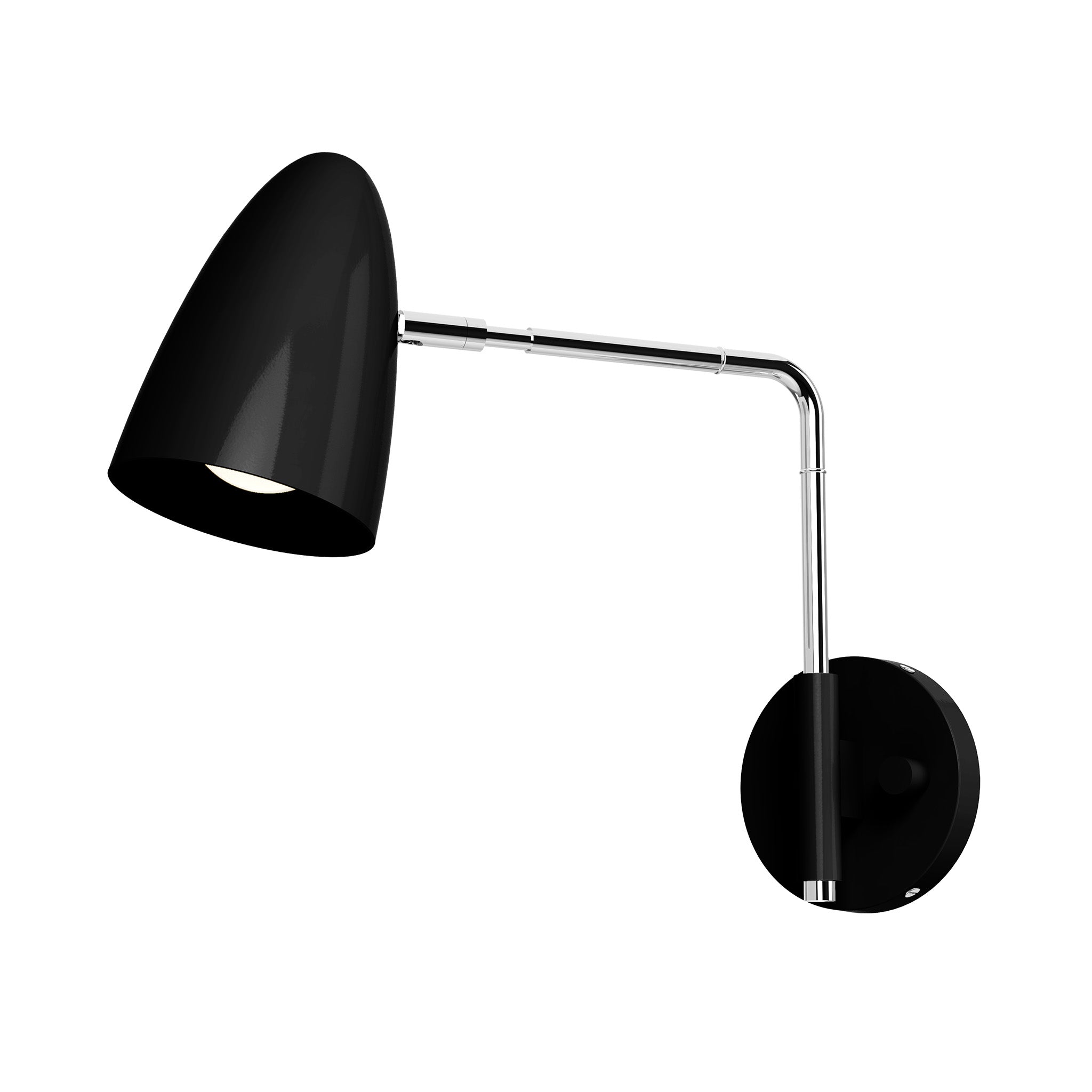 Color Boom Swing Arm Sconce - 9" Arm