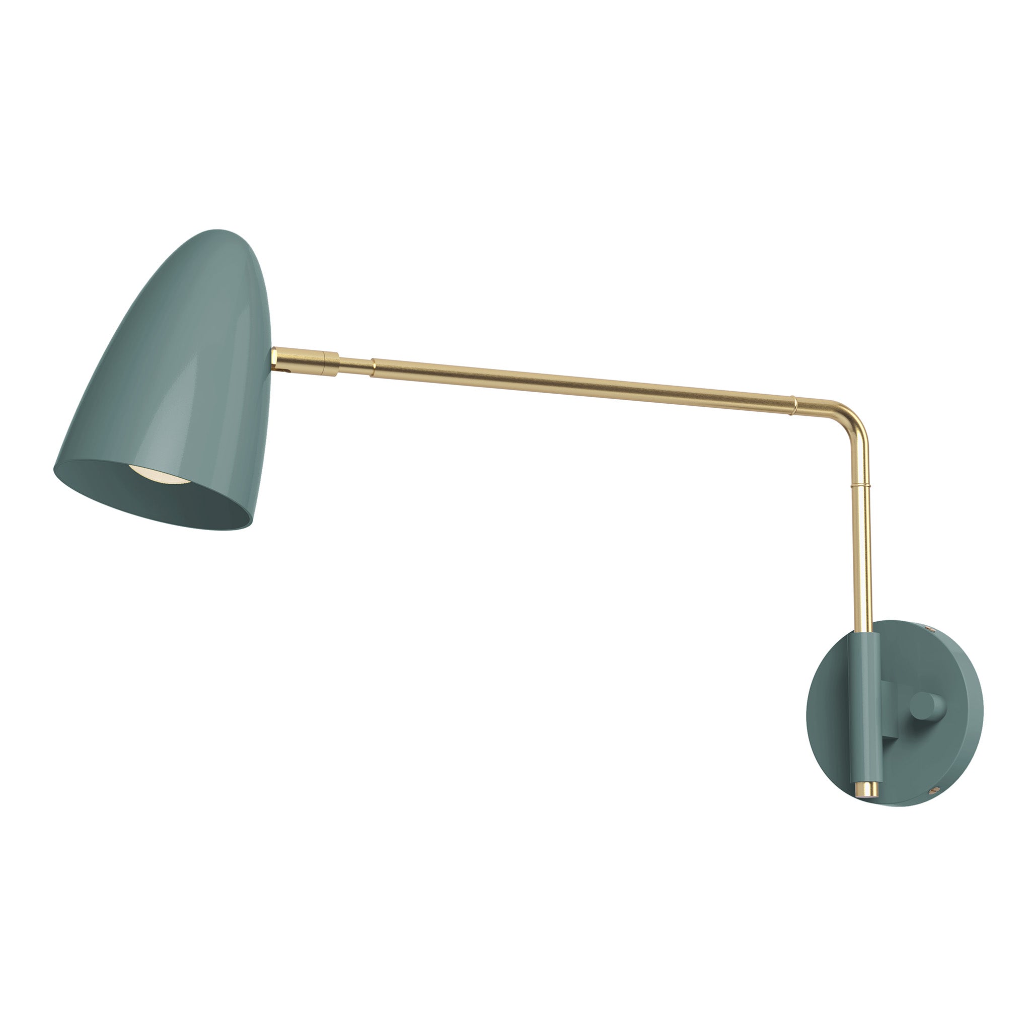 Color Boom Swing Arm Sconce - 17" Arm