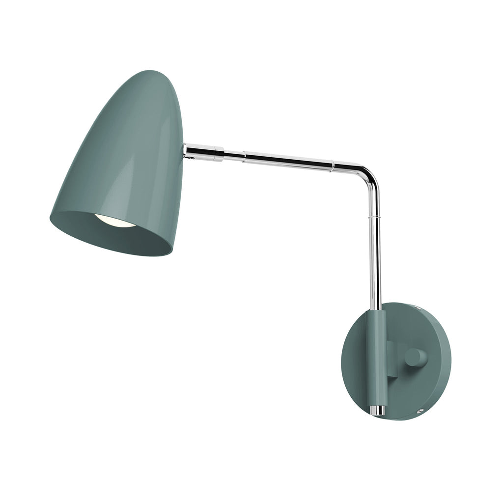 Color Boom Swing Arm Sconce - 9" Arm