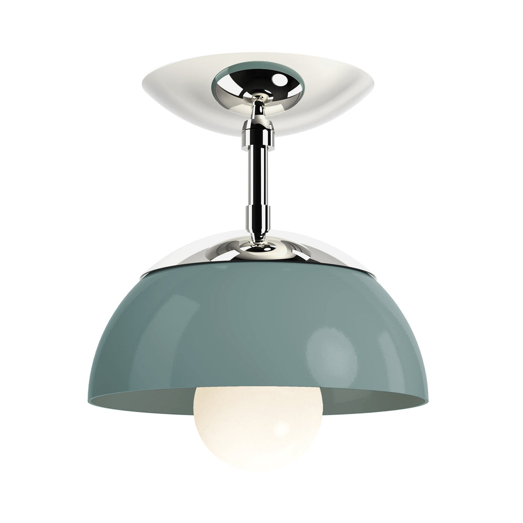 Color Cadbury Flush Mount 8"