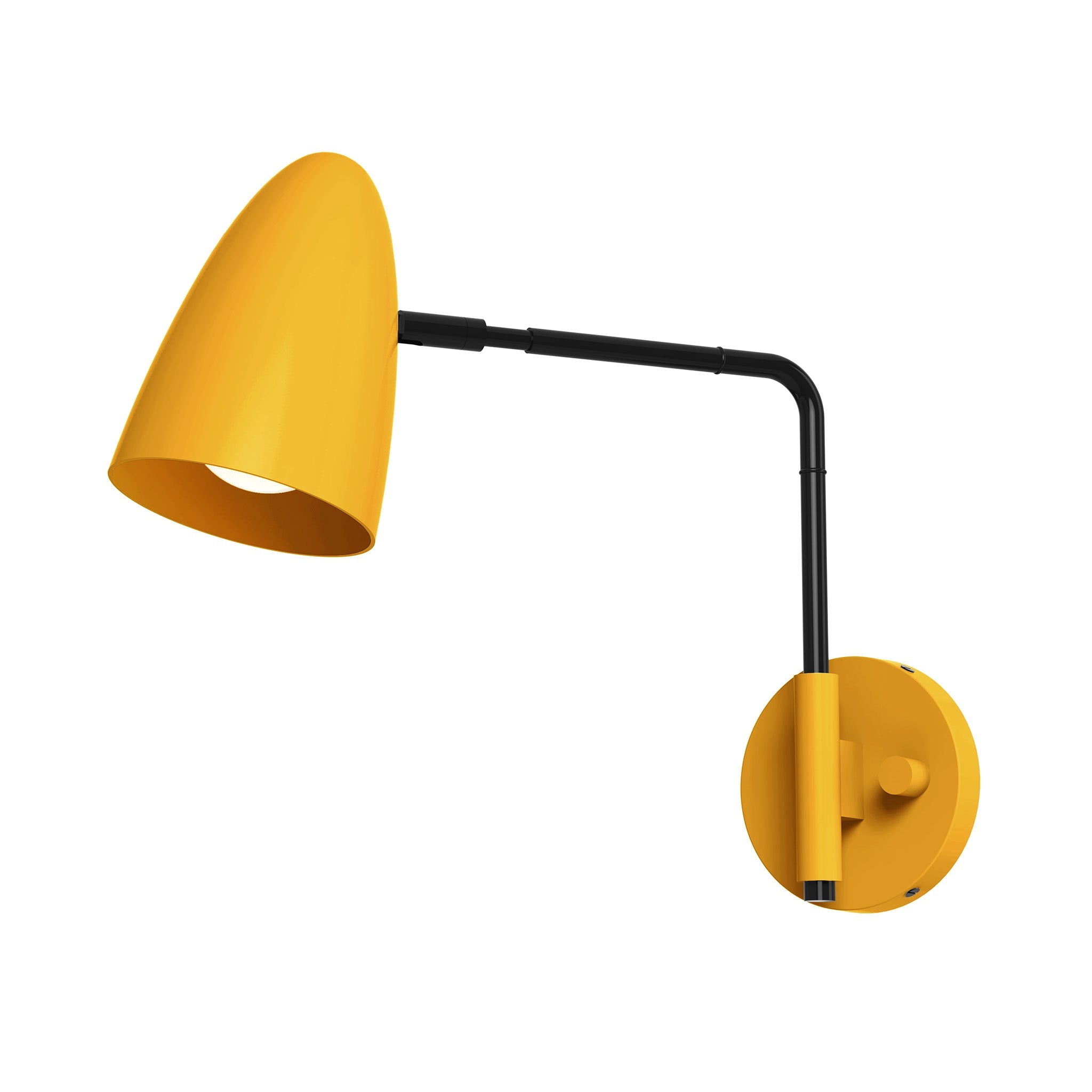 Color Boom Swing Arm Sconce - 9" Arm