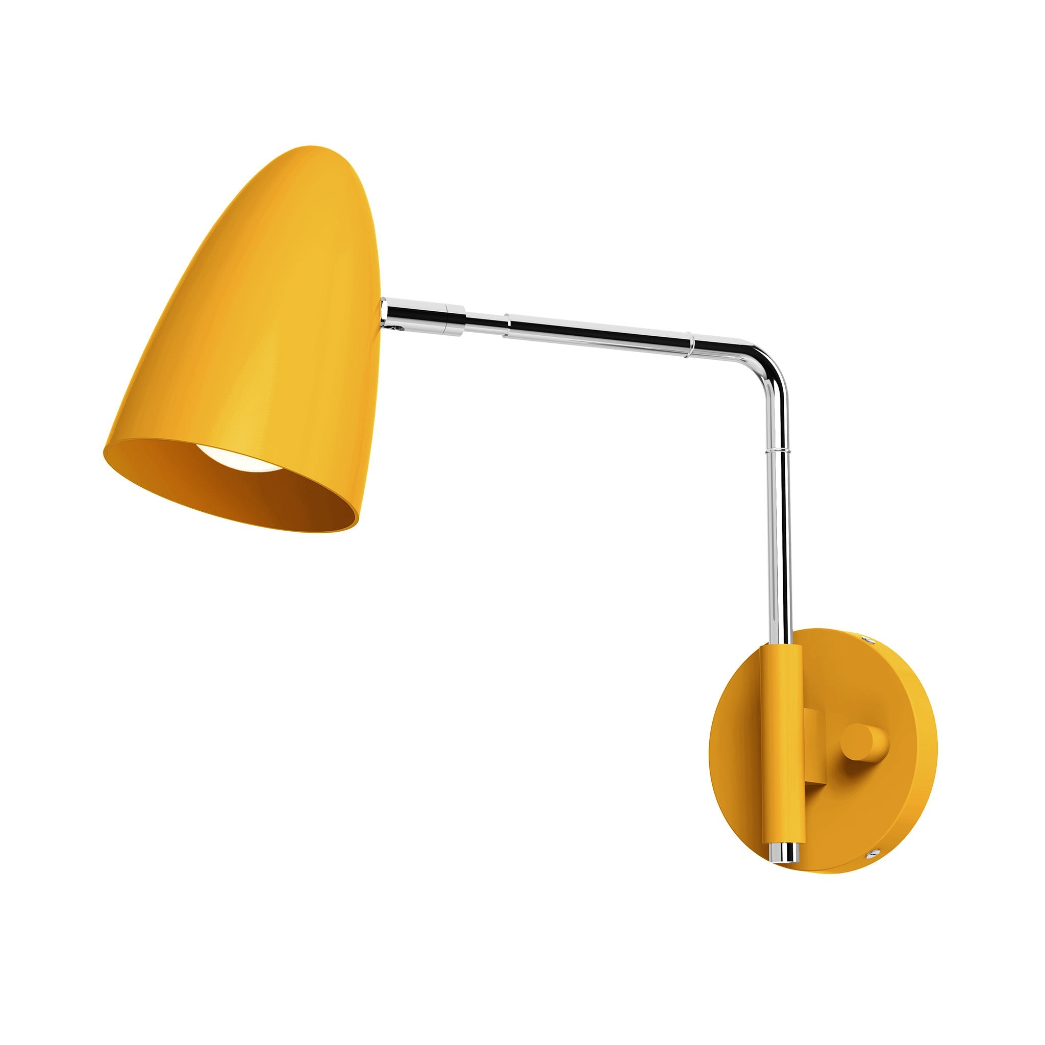 Color Boom Swing Arm Sconce - 9" Arm